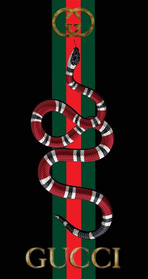 gucci snake drawing.